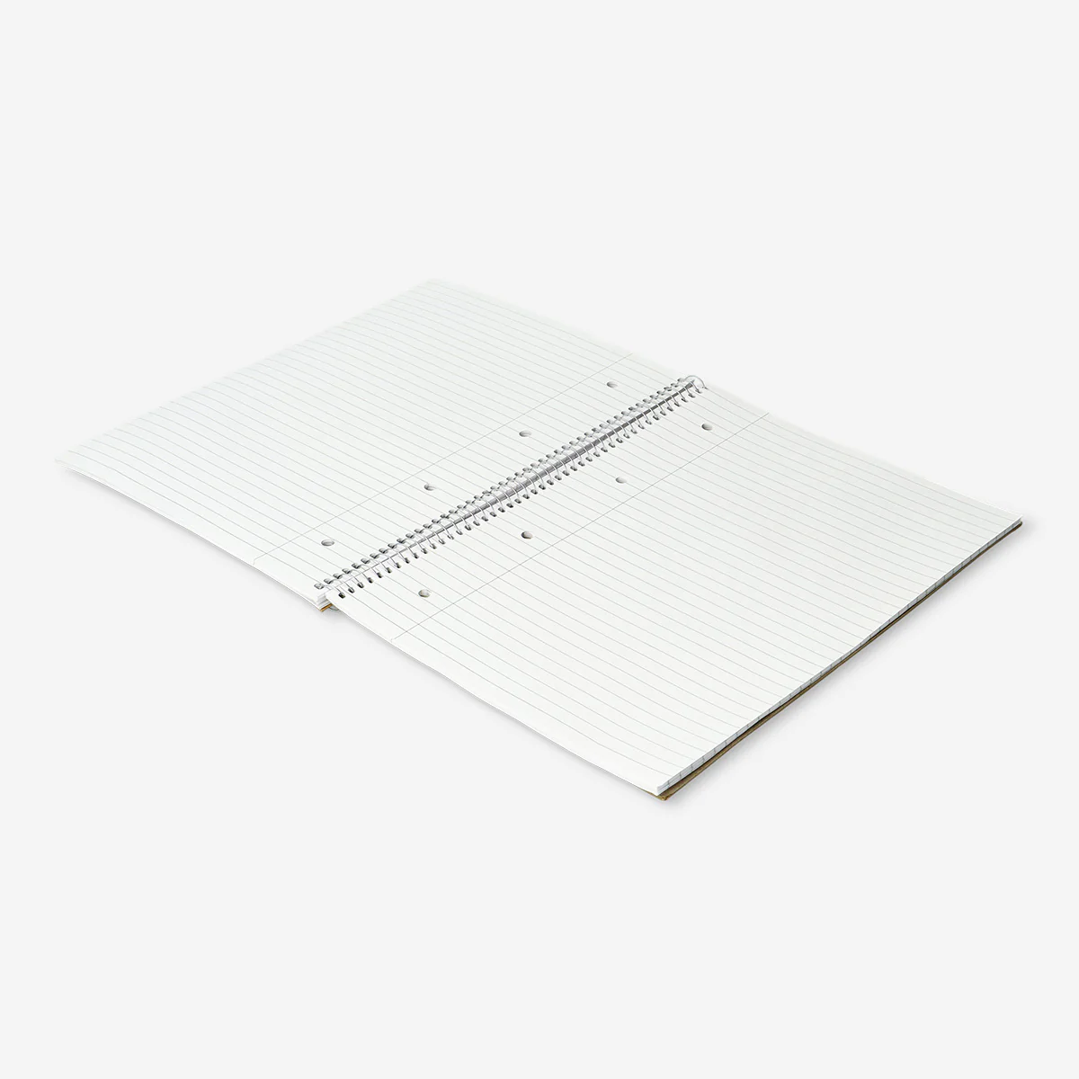 A4 spiral-bound lined notebook with craft paper cover - Image 3