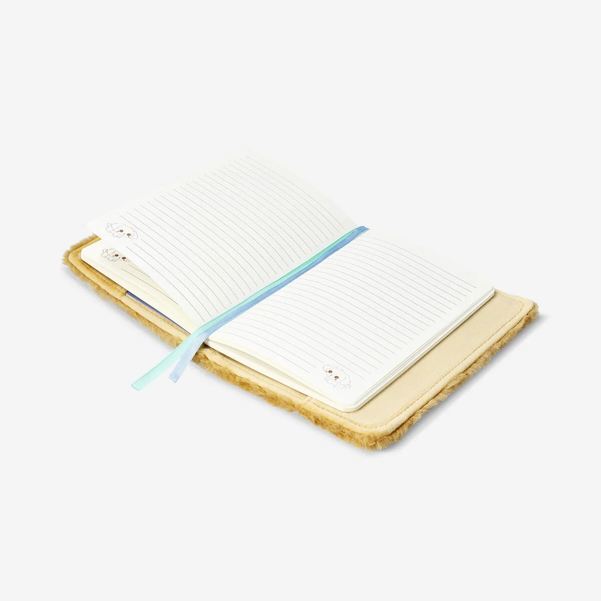 A5 Notebook with plush dog - Image 3