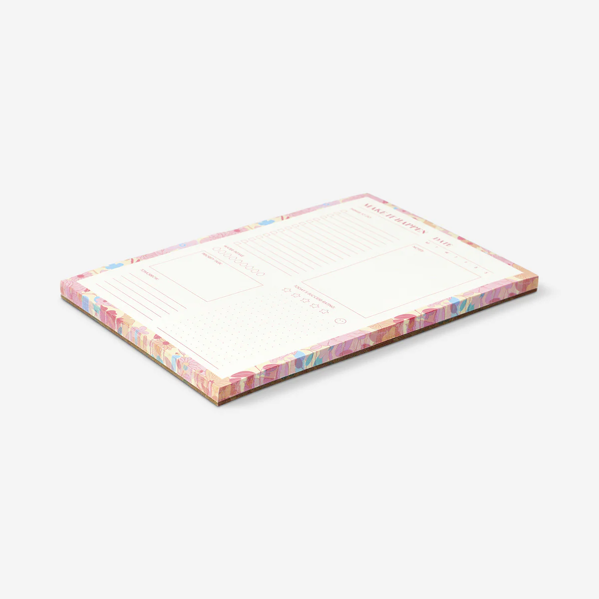 A5 pink daily planner pad - Image 2