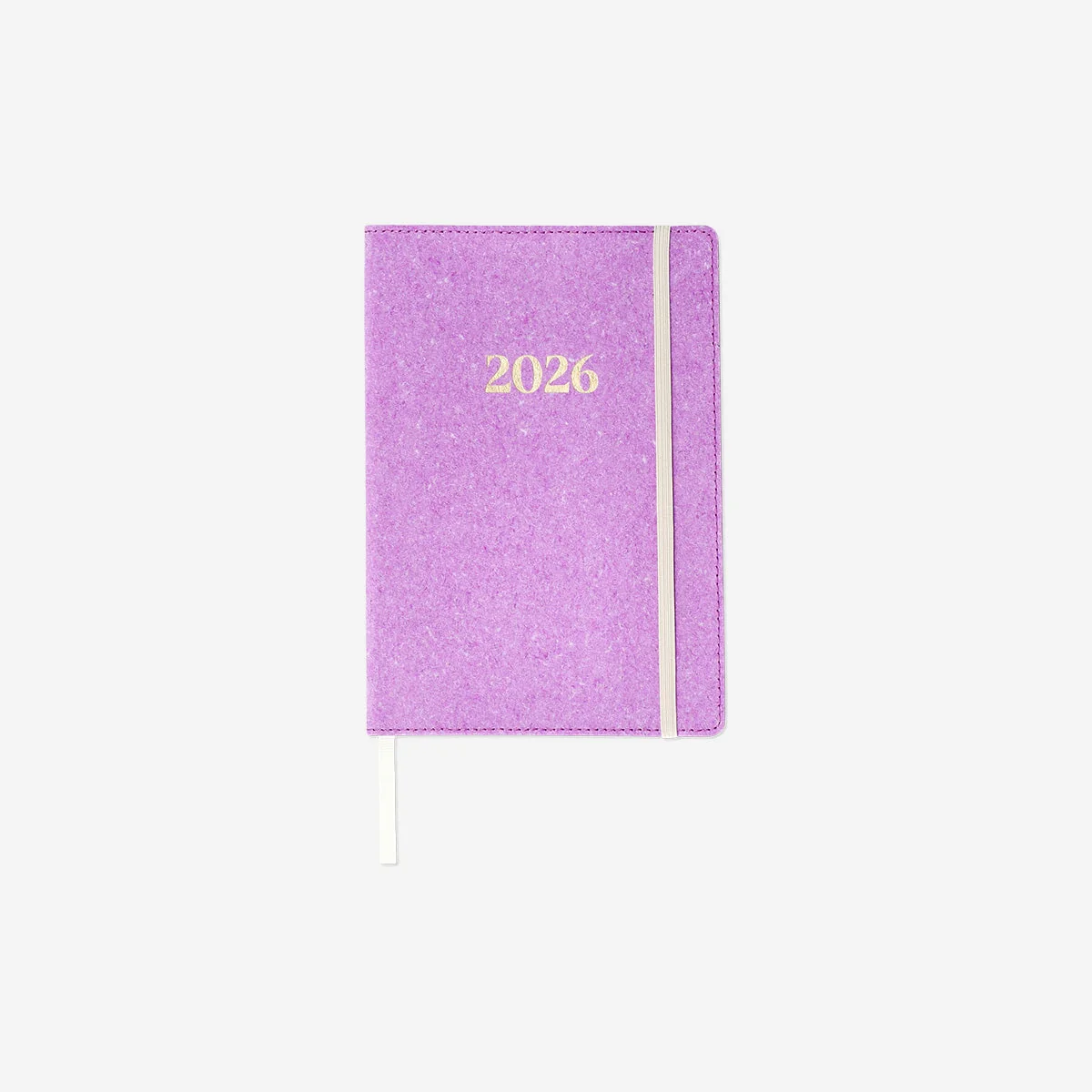 A5 Purple weekly diary 2026 - English