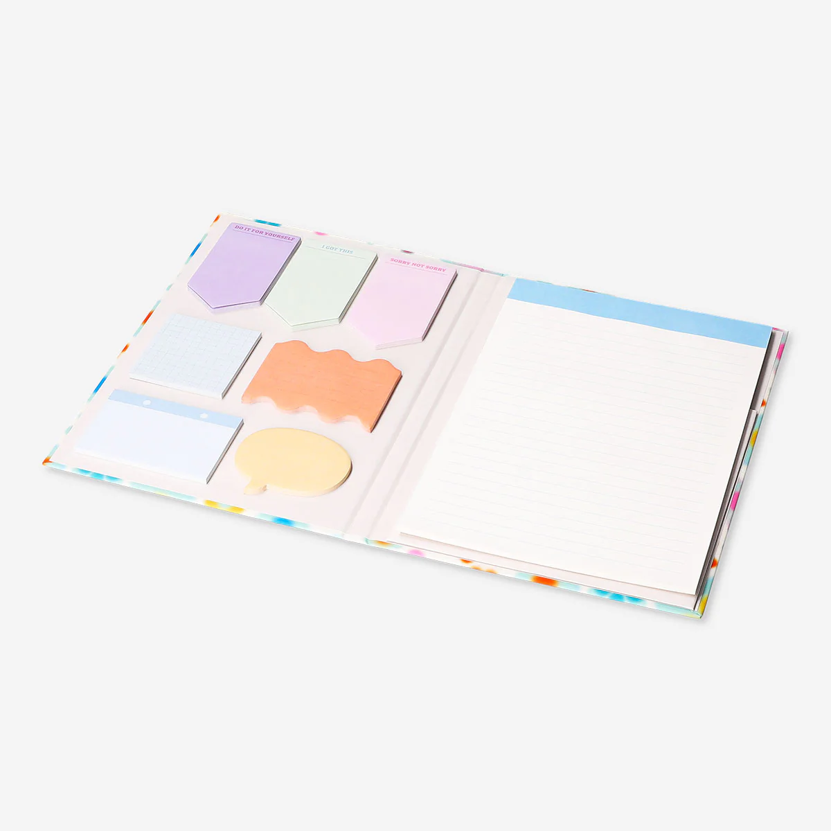 B5 floral clipboard with paper pads - Image 3