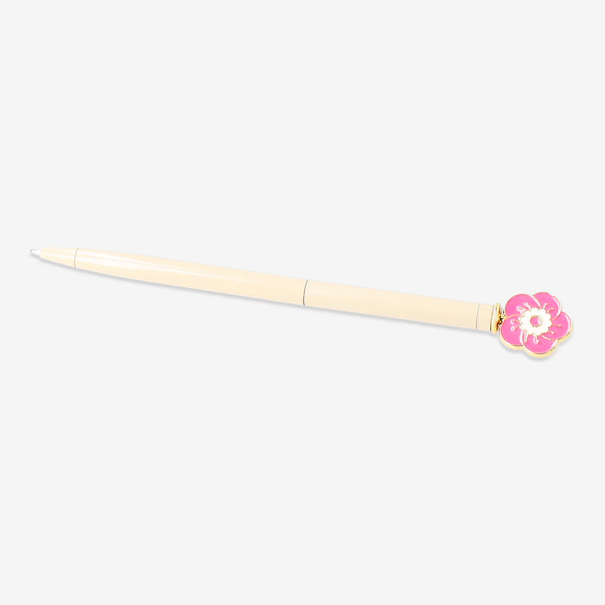 Ballpoint pen - Pink flower topper - Image 3