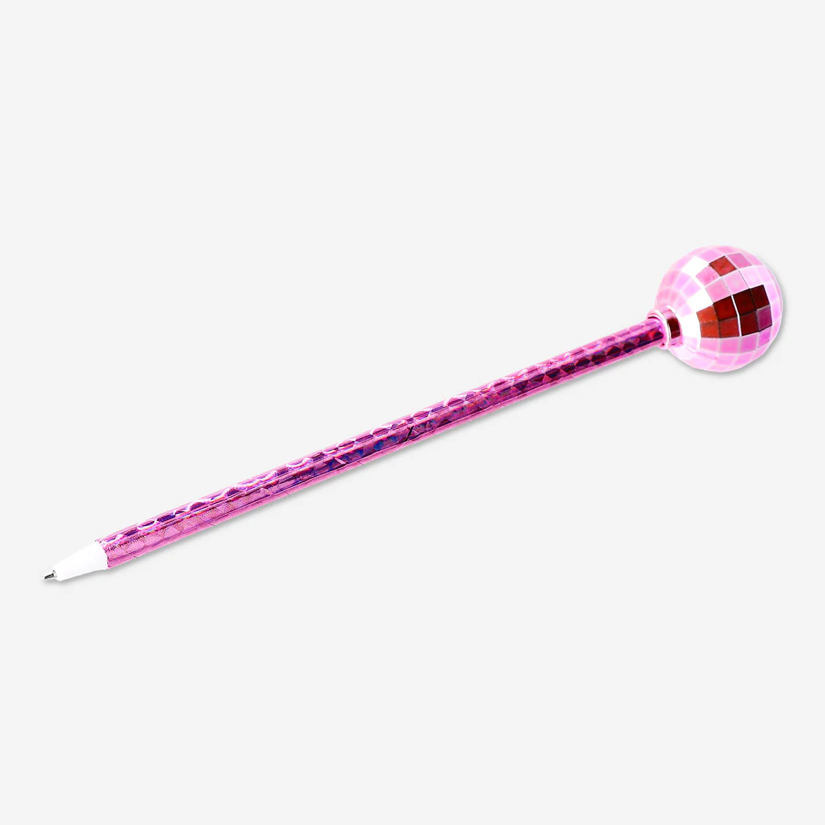 Ballpoint pen - Pink with cat disco ball - Image 2