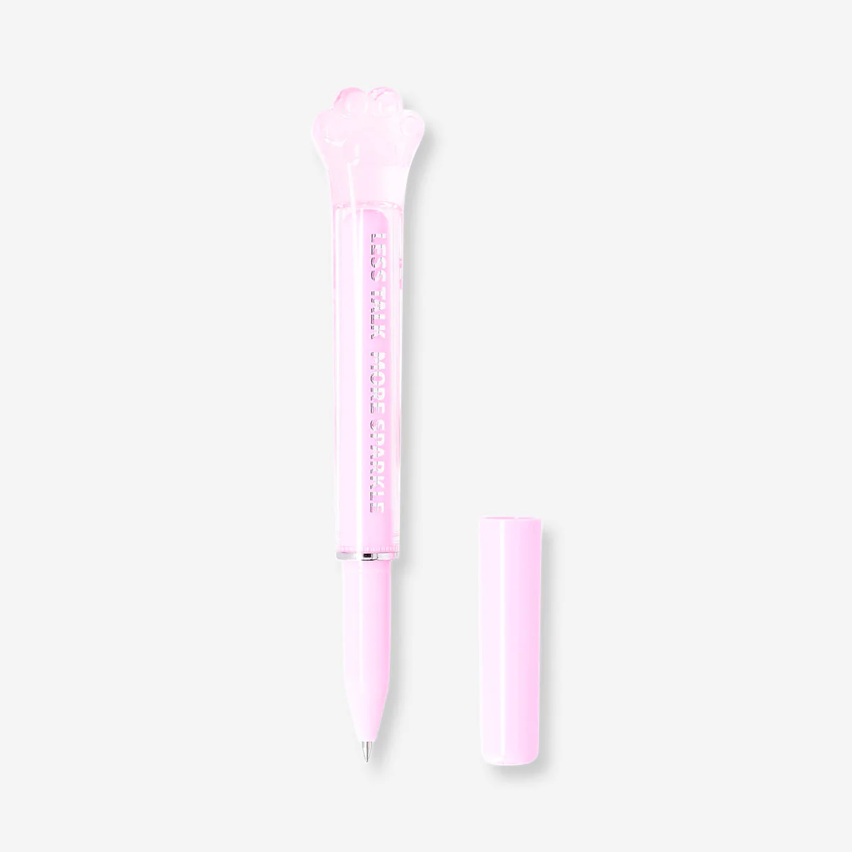 Ballpoint pen - Pink with cat paw - Image 2