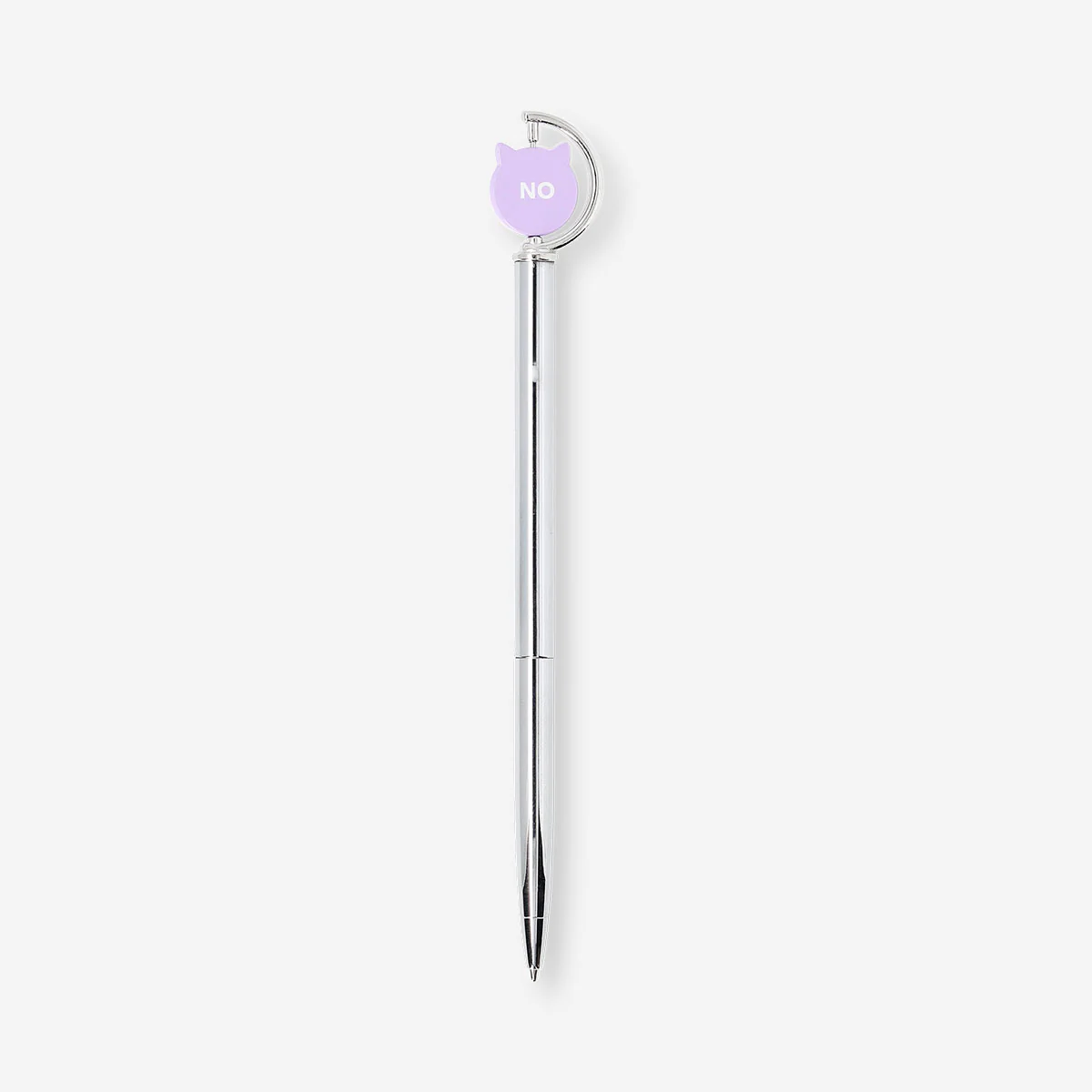 Ballpoint pen - Spinning metal top with text - Image 2