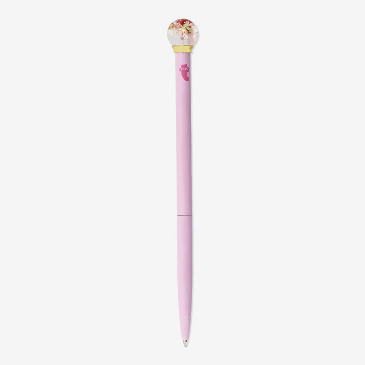 Ballpoint pen with flower topper