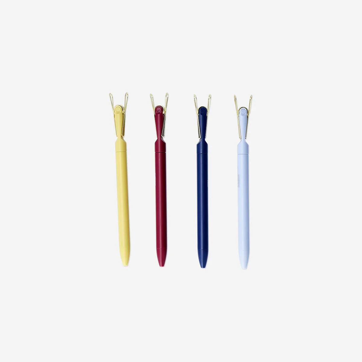 Ballpoint pens with clips - 4 pcs - Image 2