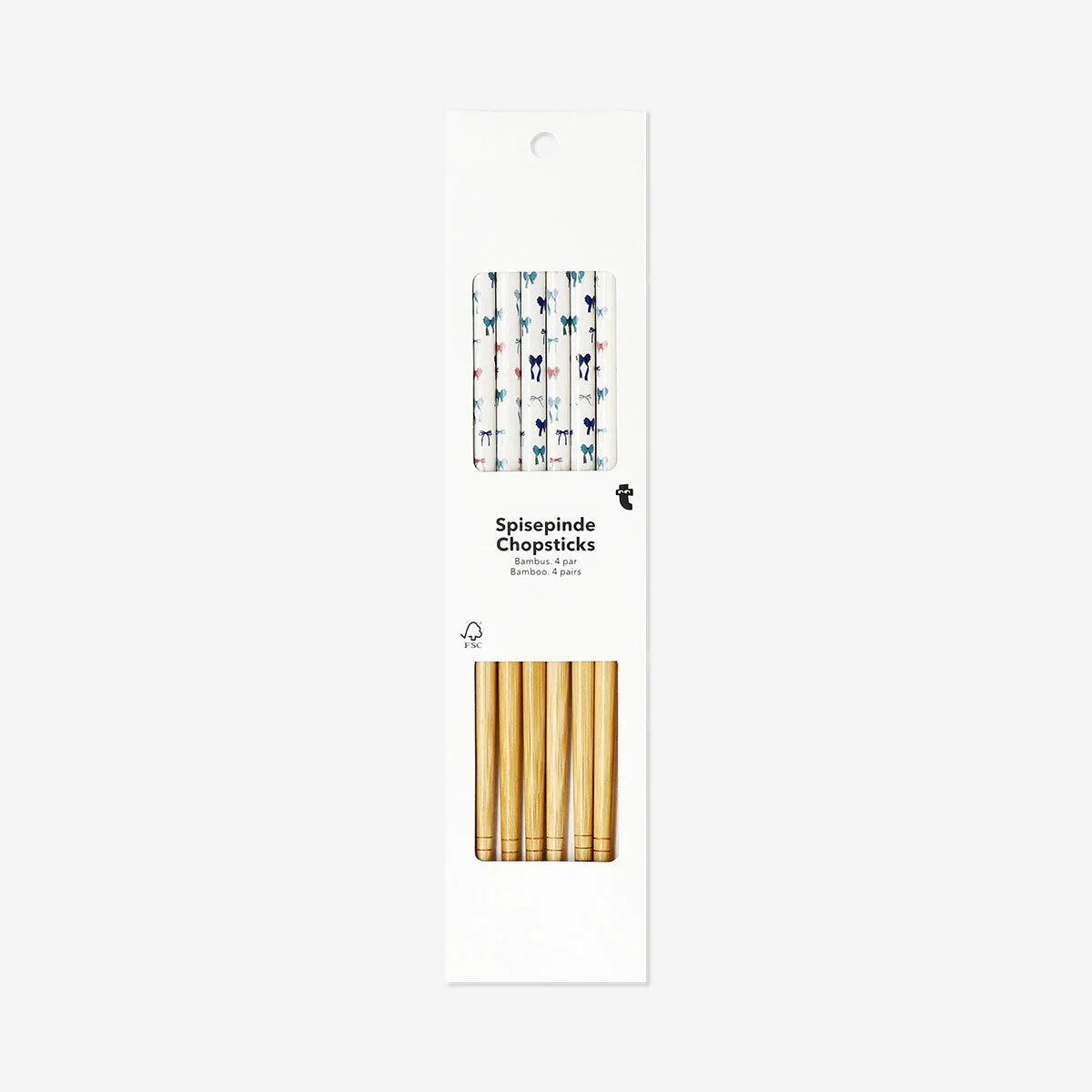 Bamboo chopsticks - 4 sets - Image 3