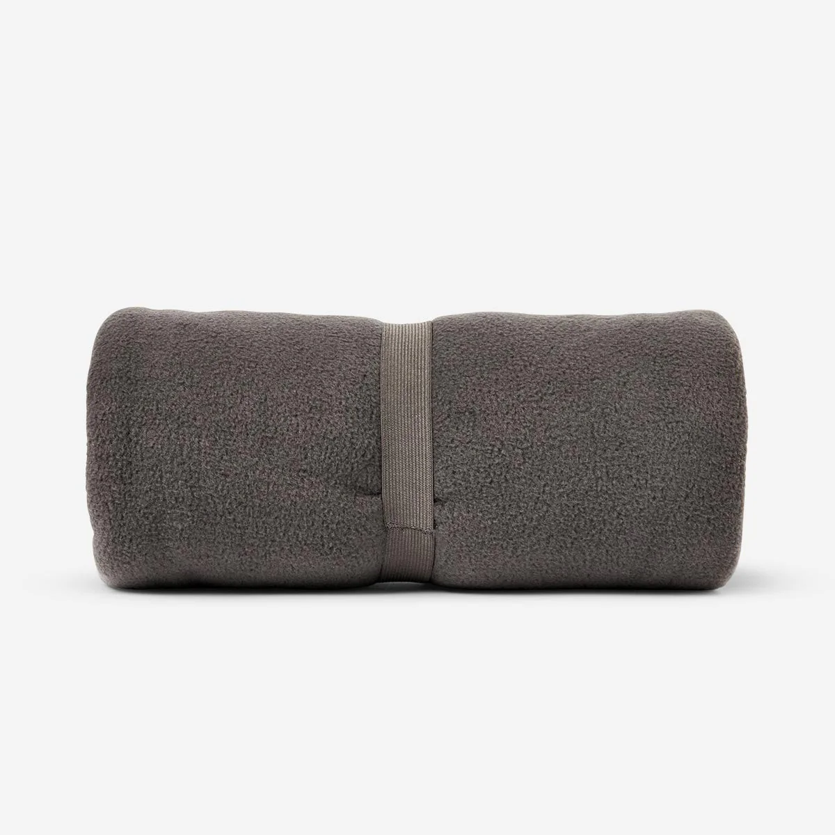 Grey fleece blanket - 130x180 cm