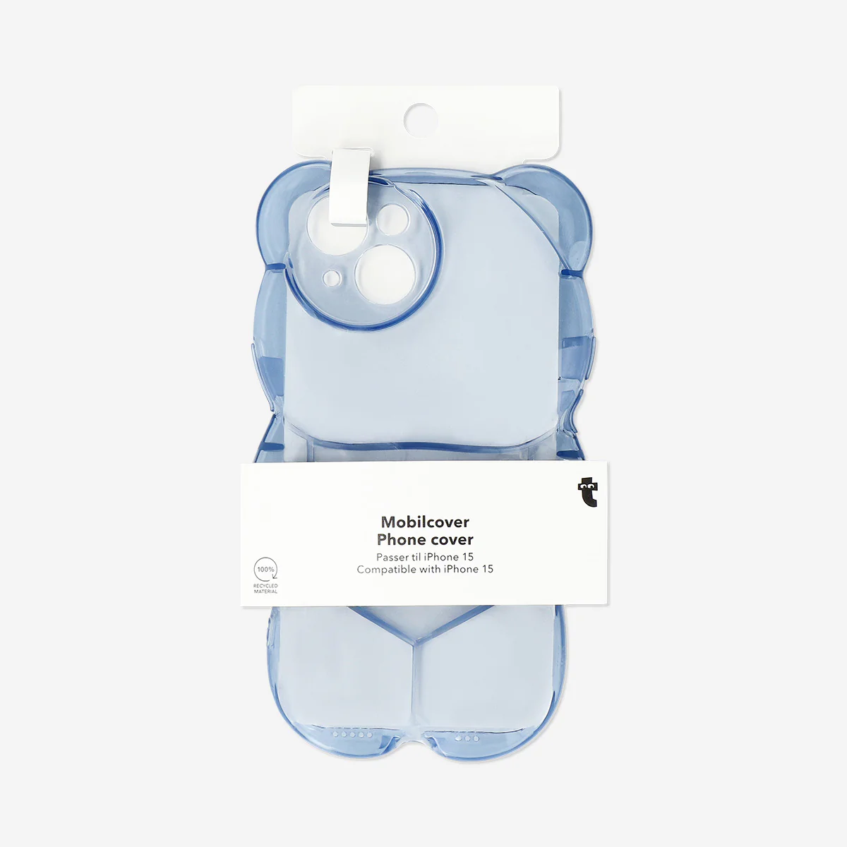 Blue gummy bear phone cover - Fits iPhone 15
