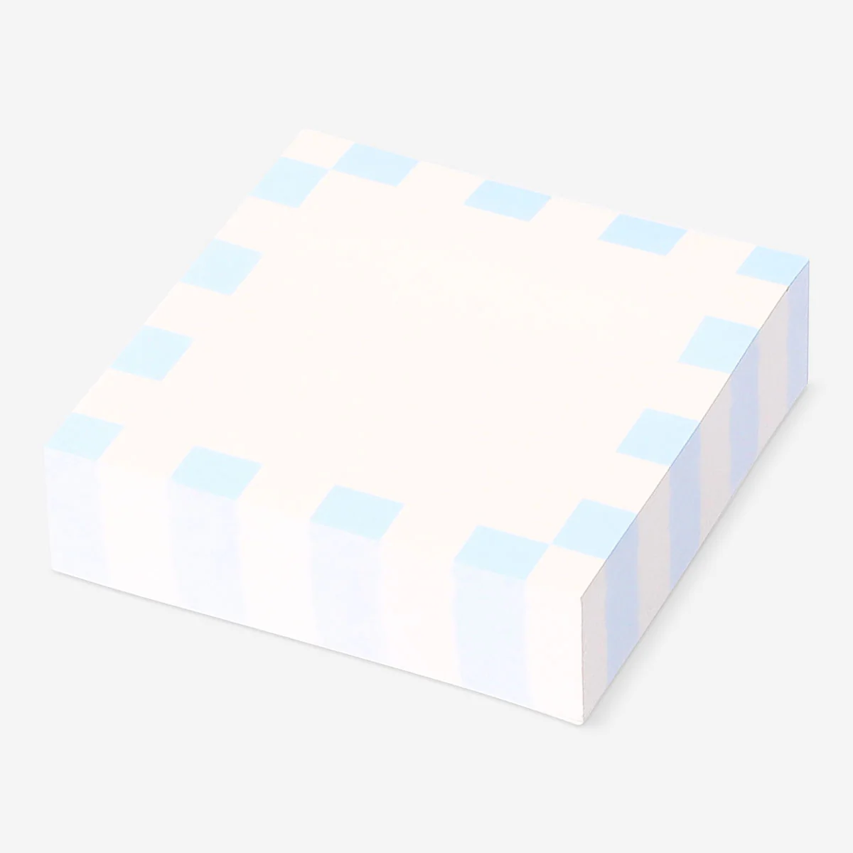 Blue chequered sticky memos - Image 2