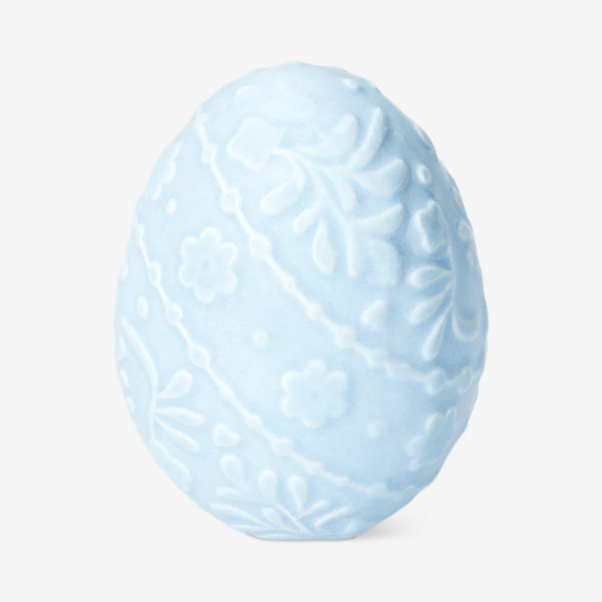 Blue decorative Easter egg - 7 cm - Image 2