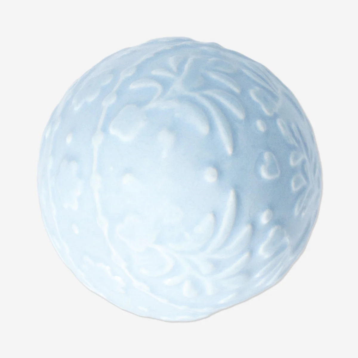 Blue decorative Easter egg - 7 cm - Image 3