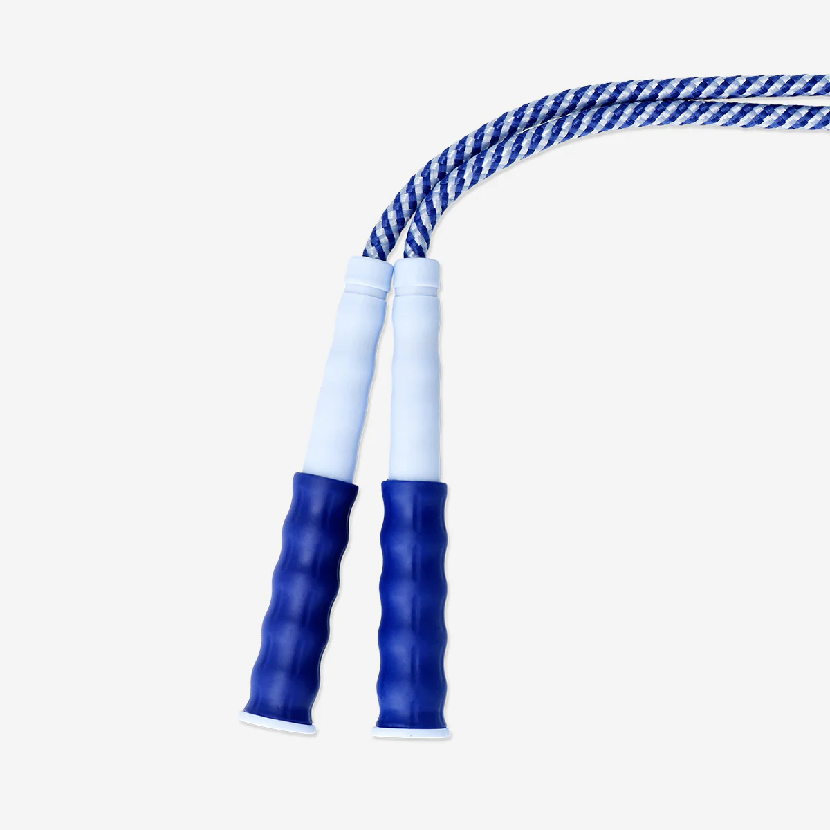 Blue skipping rope for workouts