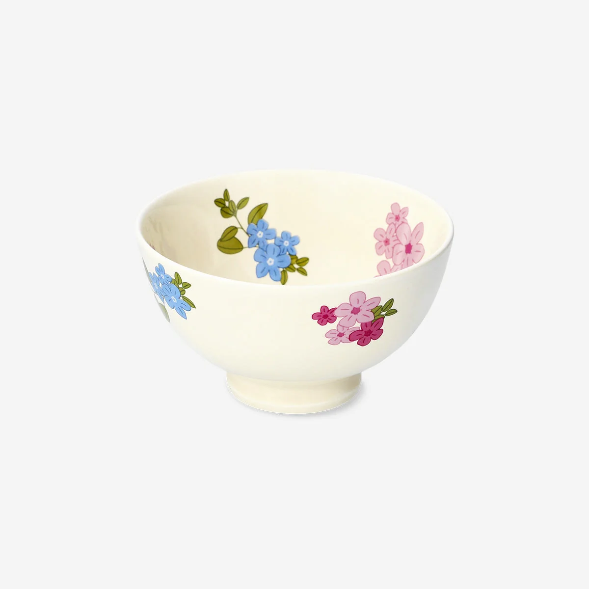 Bowl with blossom print - 12 cm