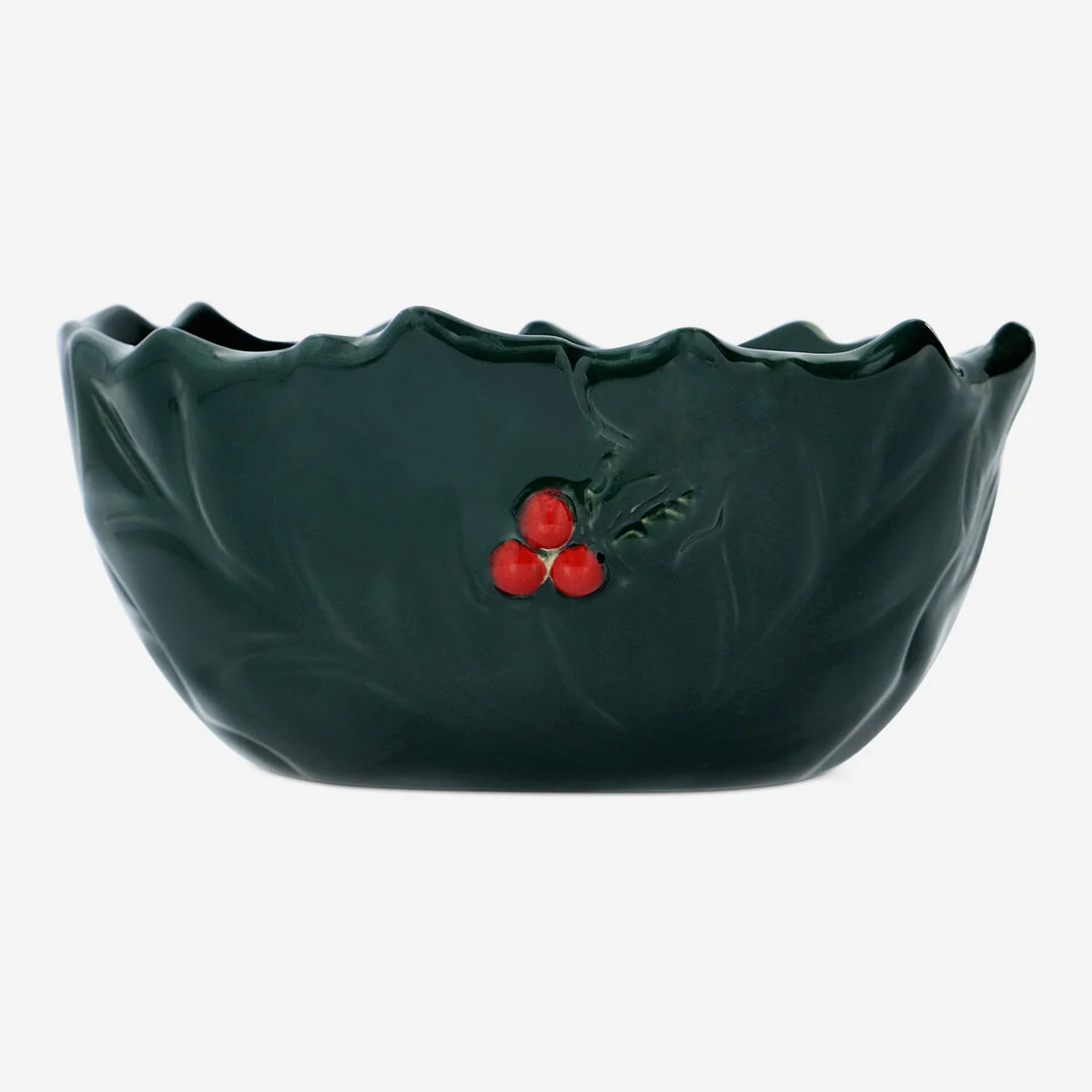 Bowl with embossed holly pattern - Image 2