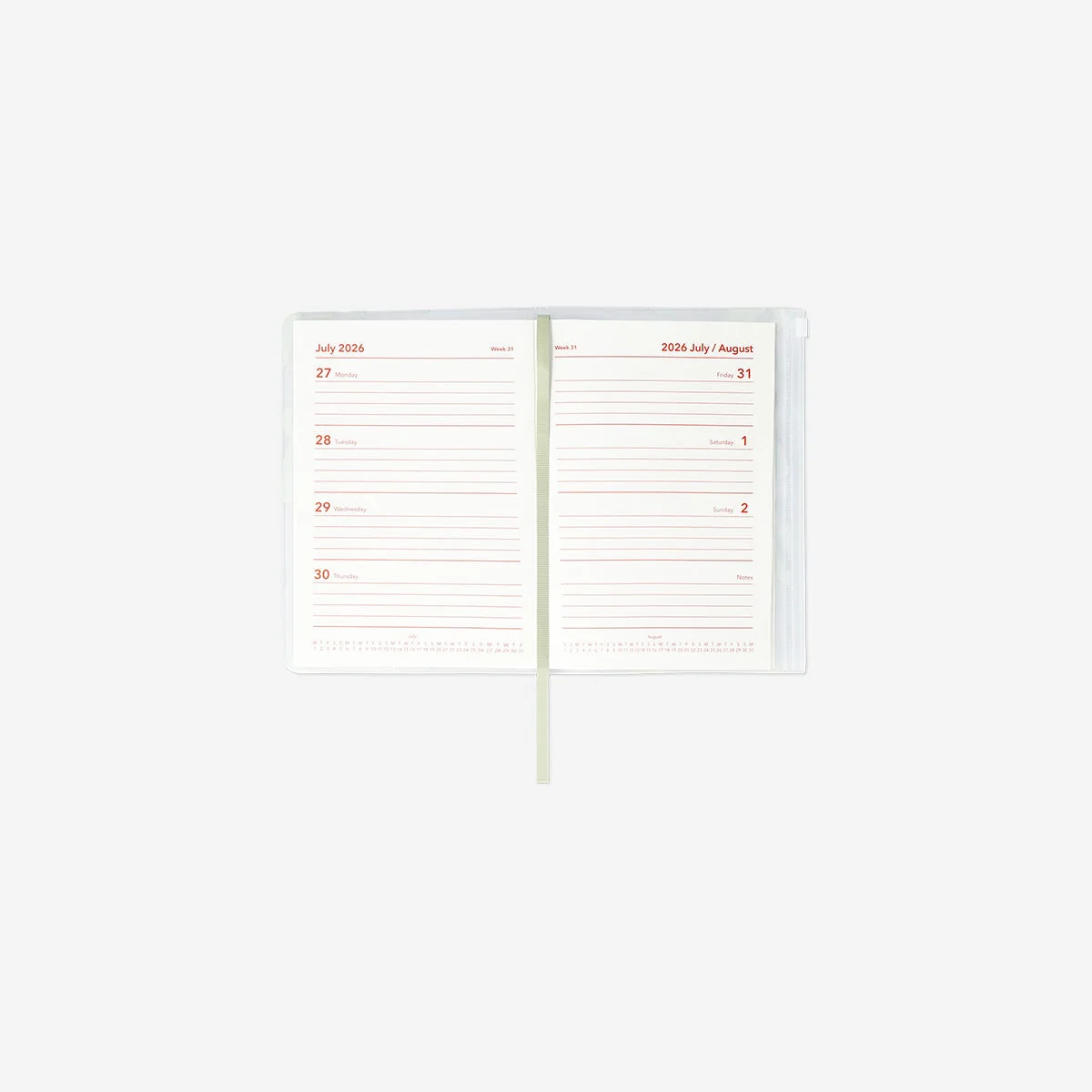 Cactus weekly study planner - English - Image 2