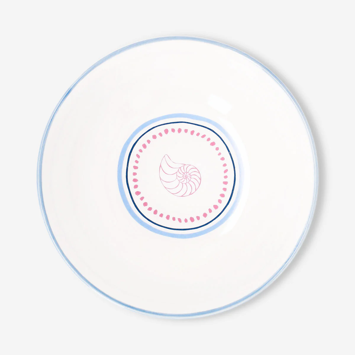 Ceramic bowl with dots and seashell - 12 cm - Image 4