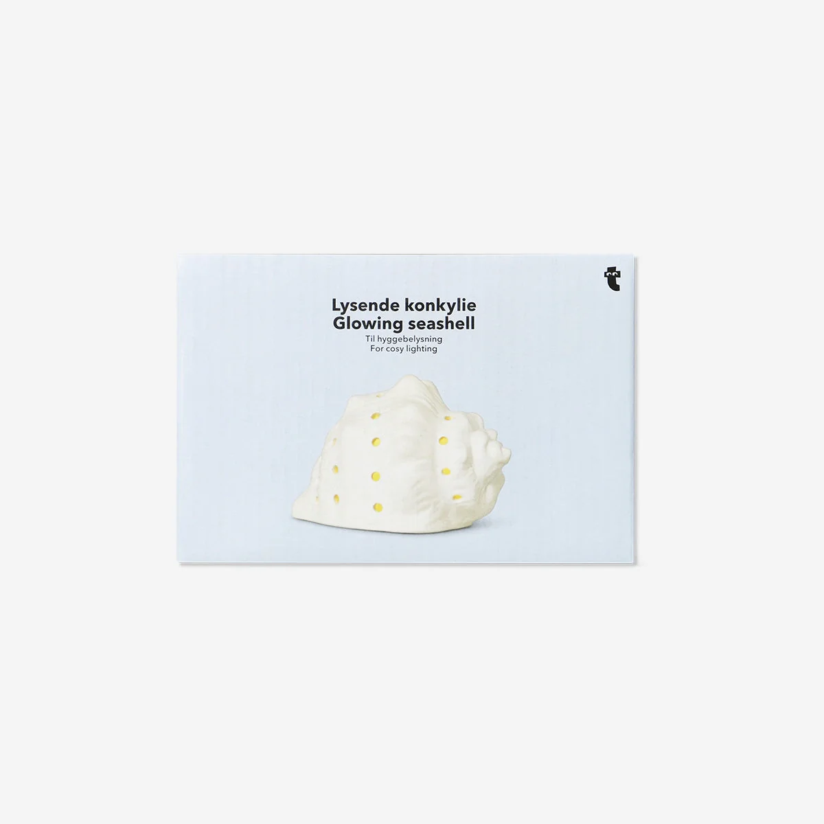 Ceramic seashell lamp