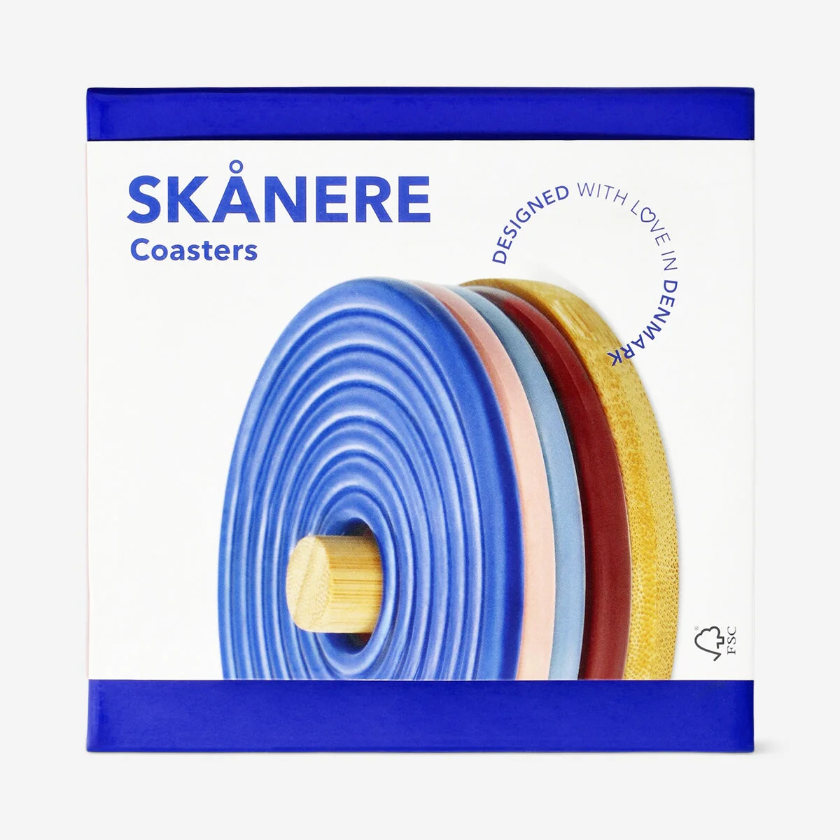 Ceramic coasters - 4 pcs - Image 2