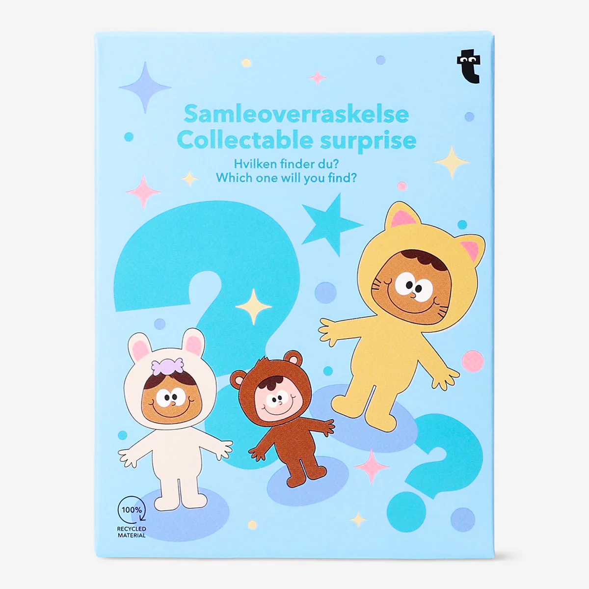 Collectable surprise - Animal outfit characters in flocking