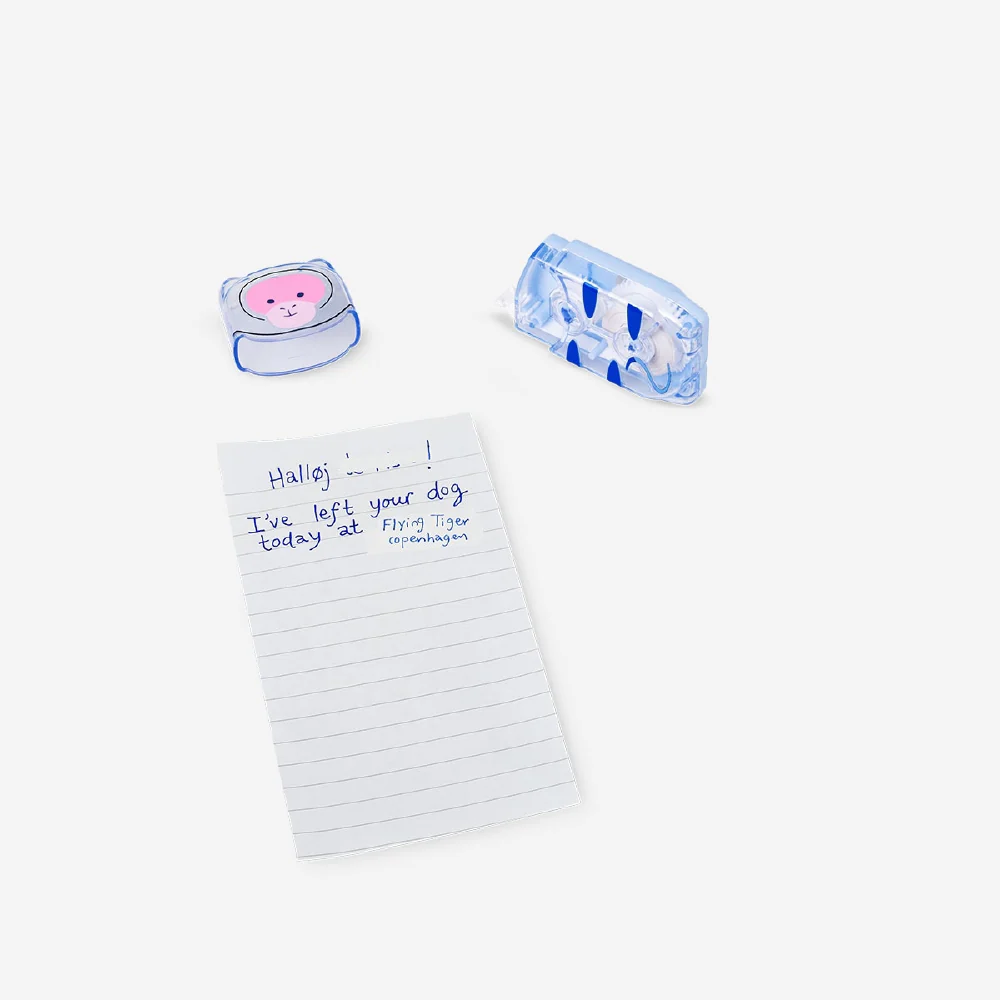 Correction tape with cat