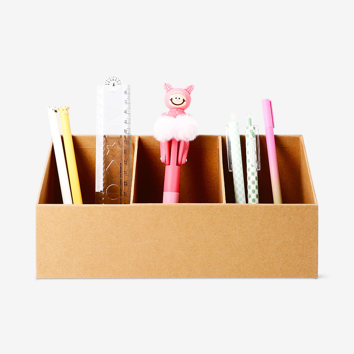 Craft paper pencil holder - 10x25 cm