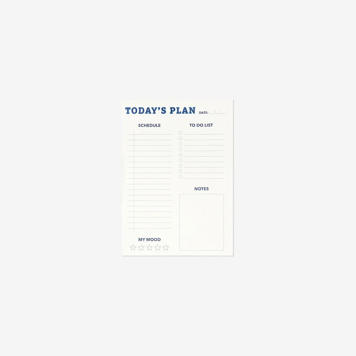 Daily planner pad