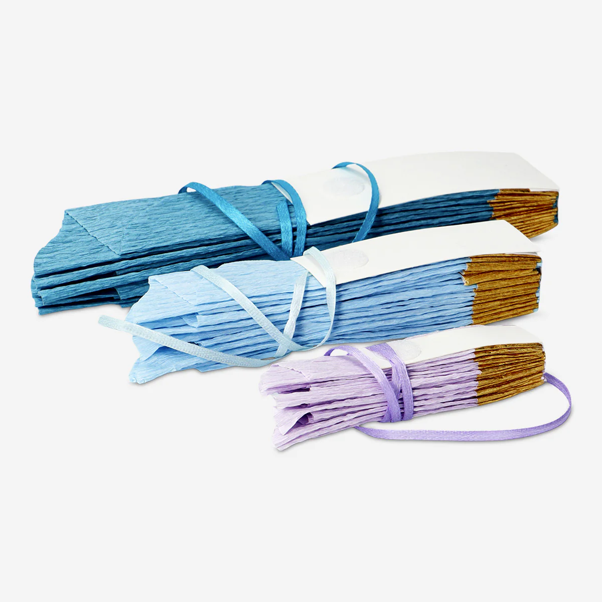 Decorative paper flowers - 3 pcs - Image 2