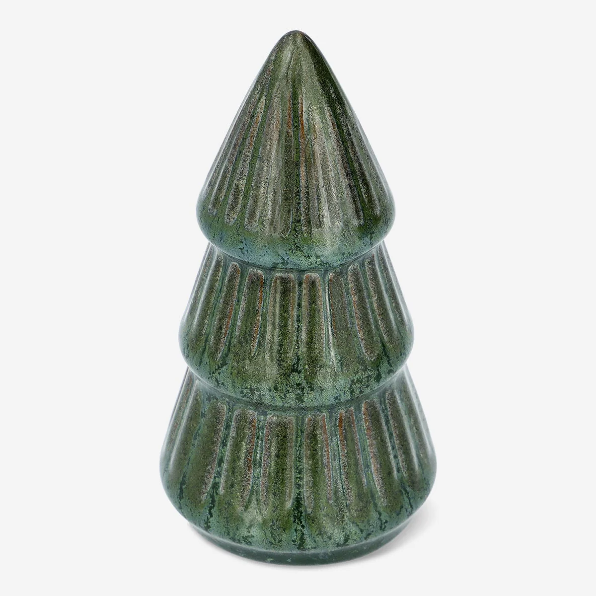 Decorative green ceramic Christmas tree - Image 2