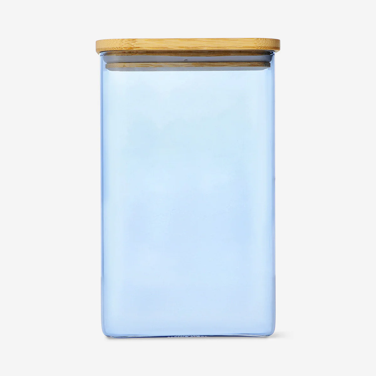 Designer Collection - Blue glass storage container with lid - 1,7 L - Image 2