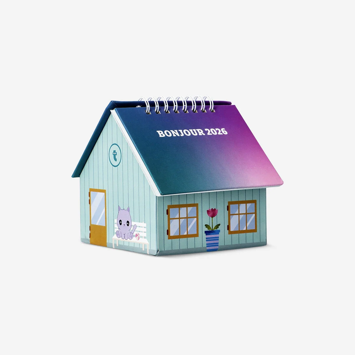 Desk calendar as a house - Image 3