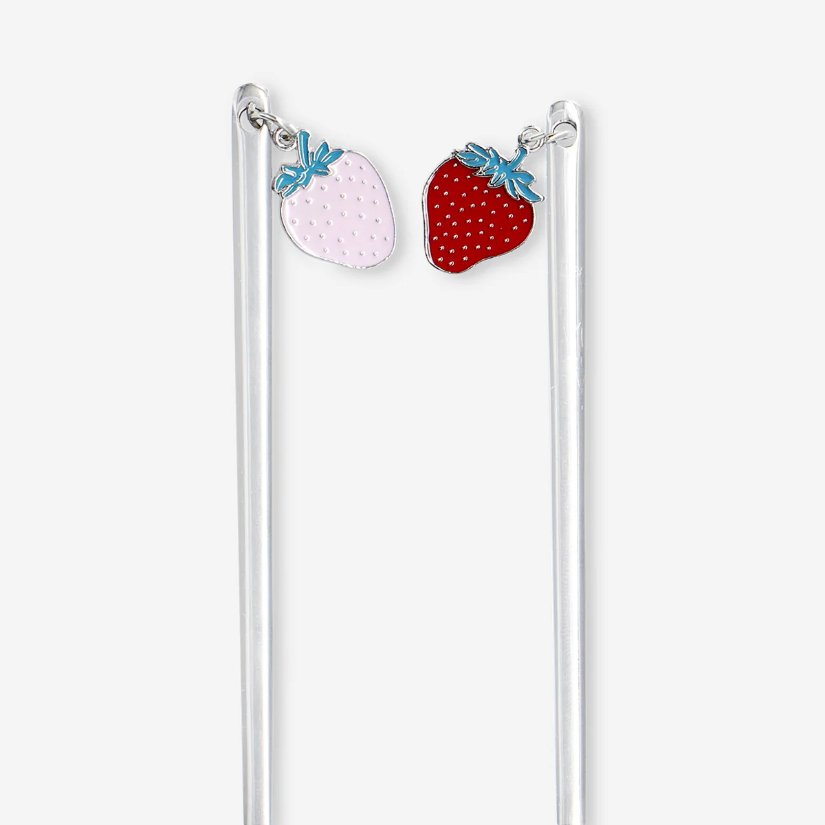 Dessert spoons with strawberry topper - 2 pcs - Image 3