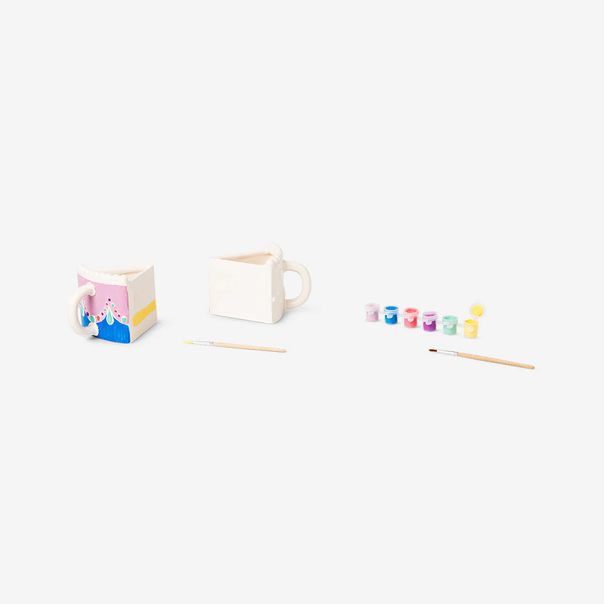 DIY cake slice mugs - 2 pcs - Image 2