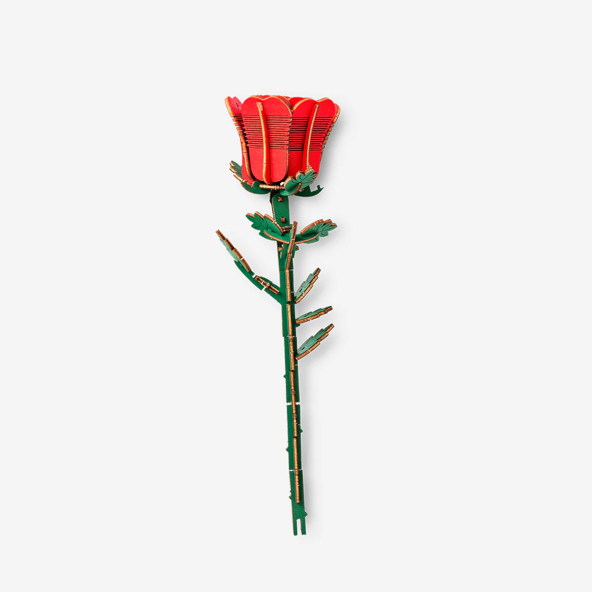 DIY wooden rose