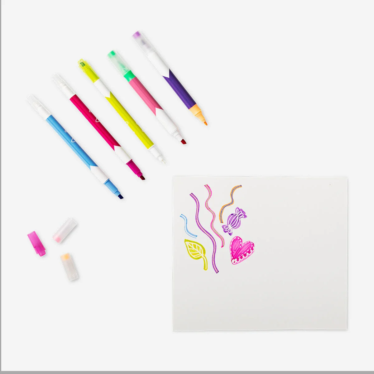 Dual-tip markers with colour changing effect - 12 pcs - Image 3