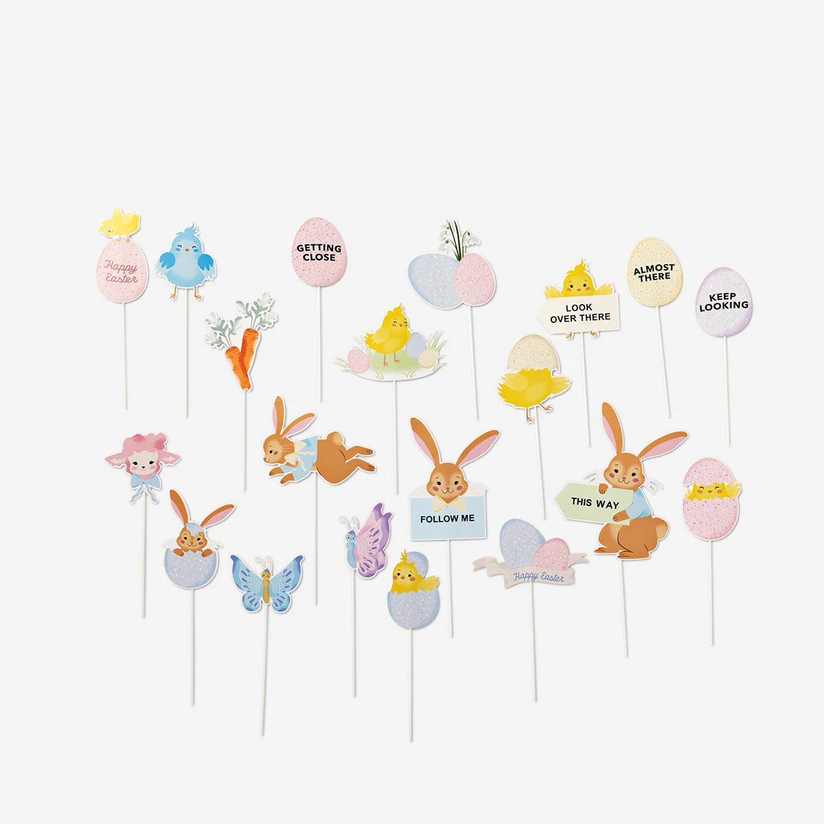 Easter signs. 20 pcs