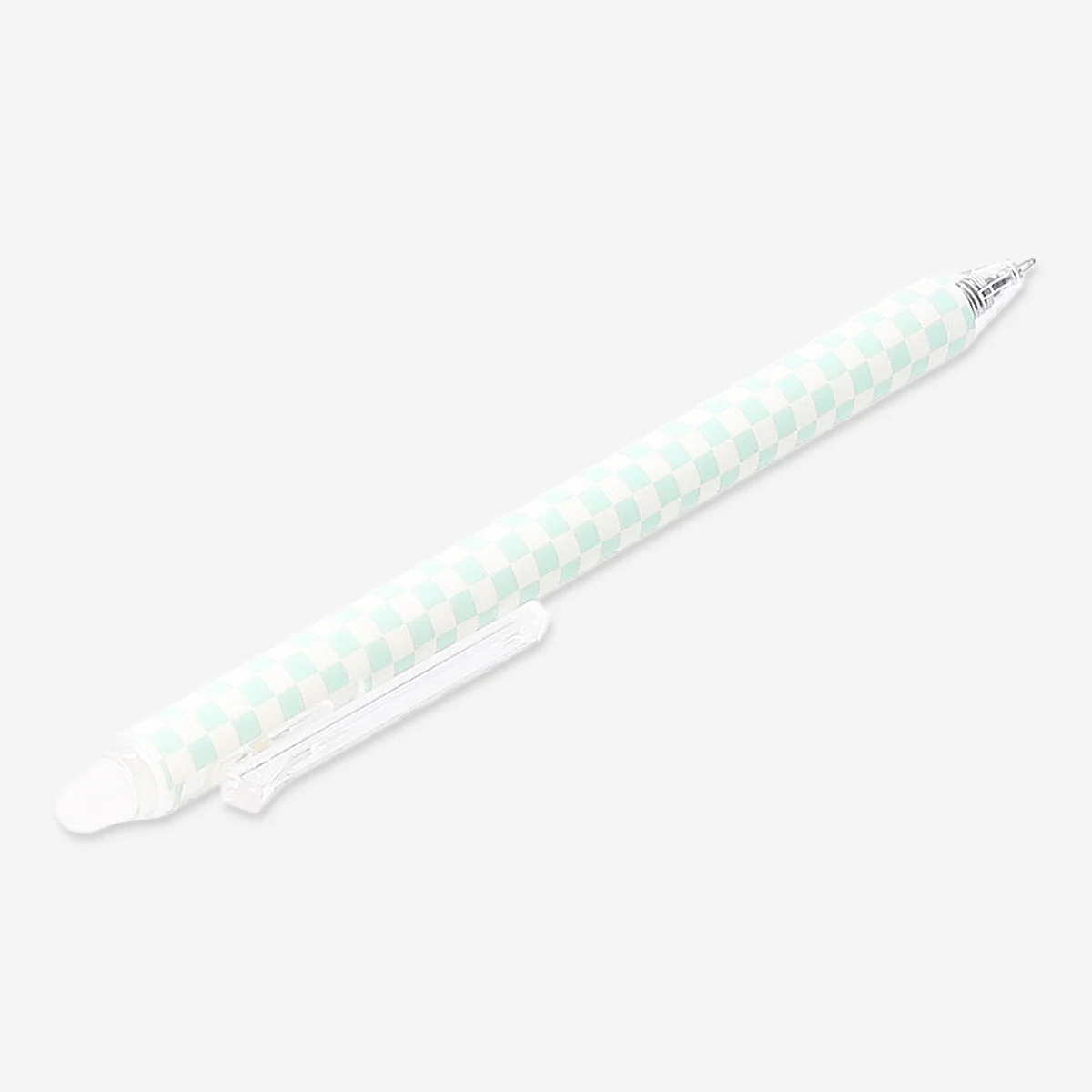 Erasable gel ink pen - Green checks - Image 3