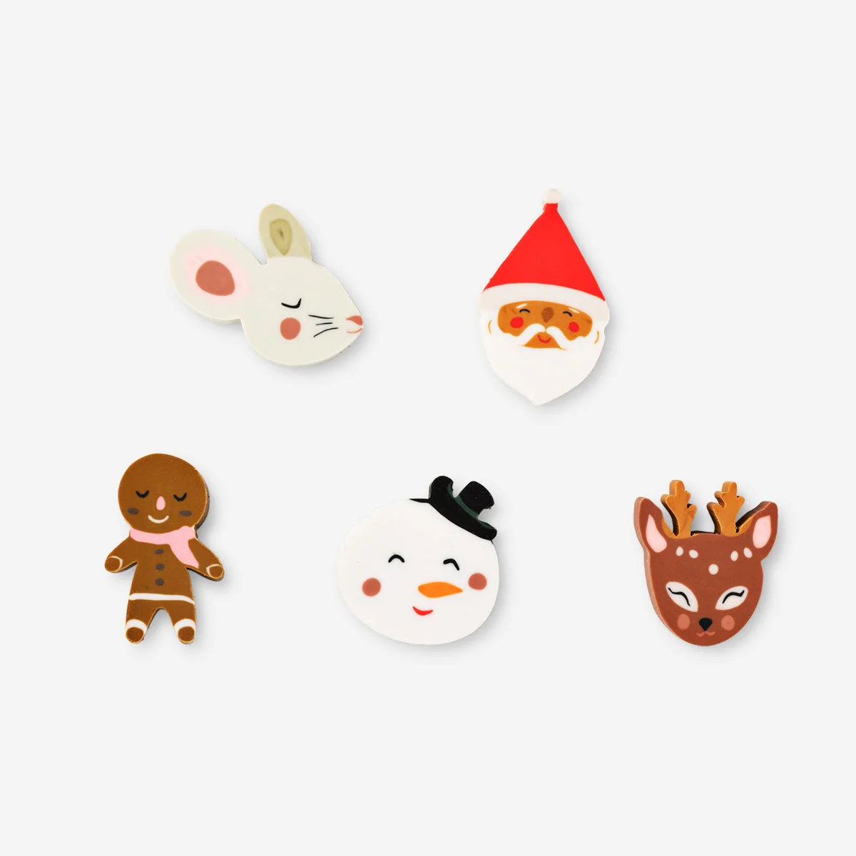 Erasers. 5 pcs