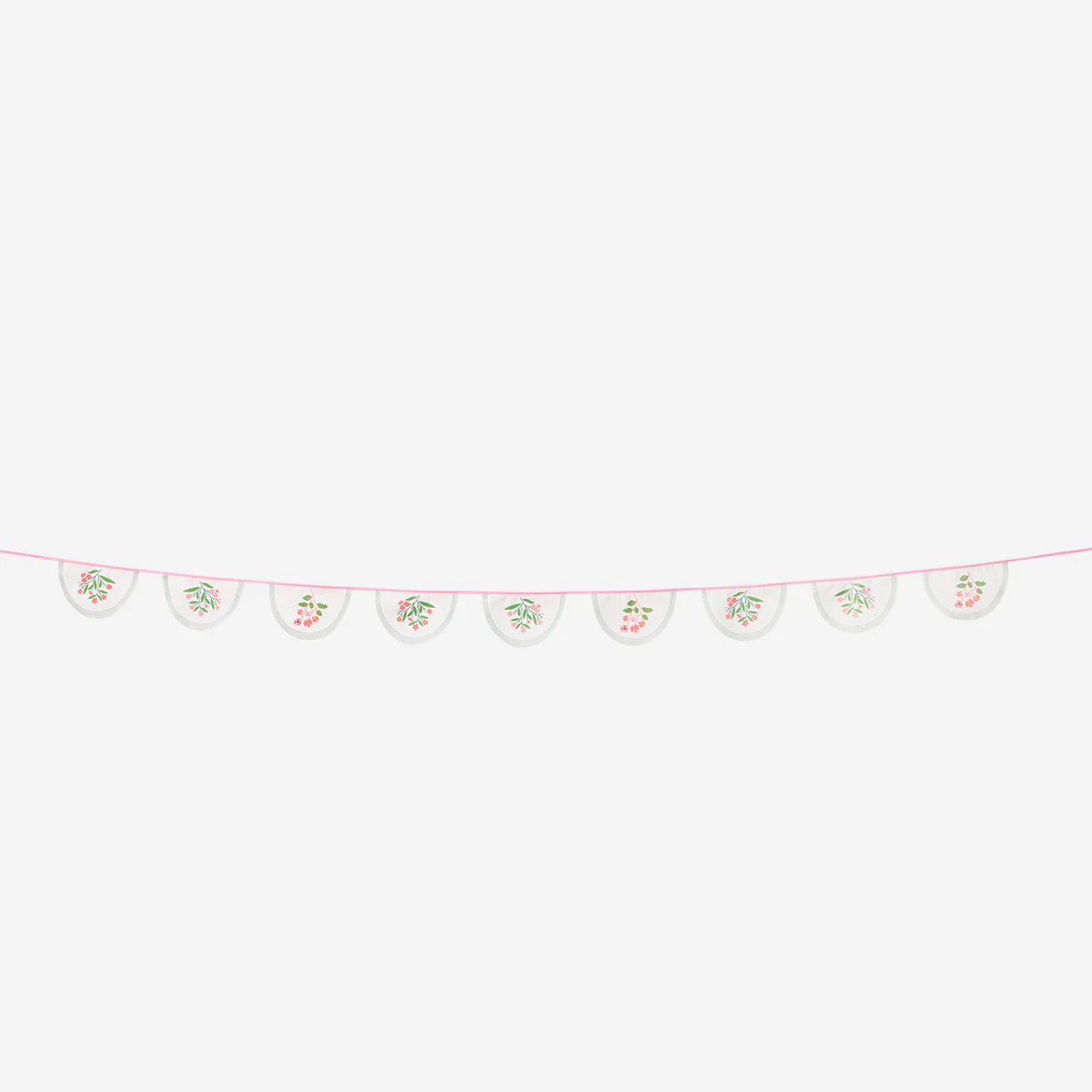 Floral fabric garland - 300 cm - Image 2