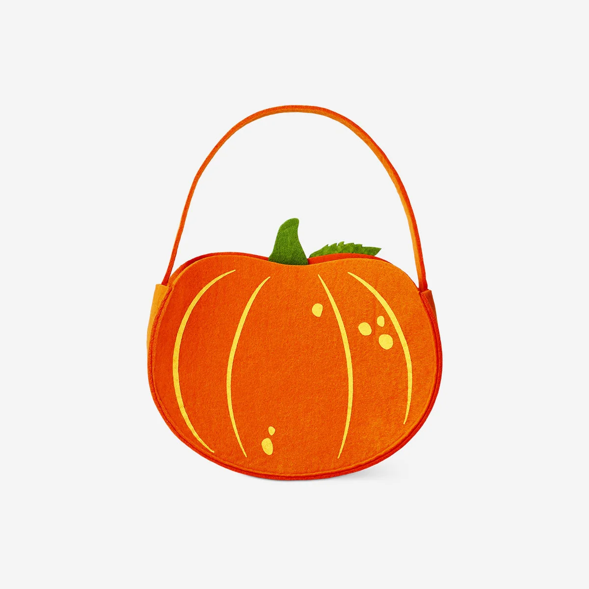 Felt pumpkin snack bag - for kids - Image 2