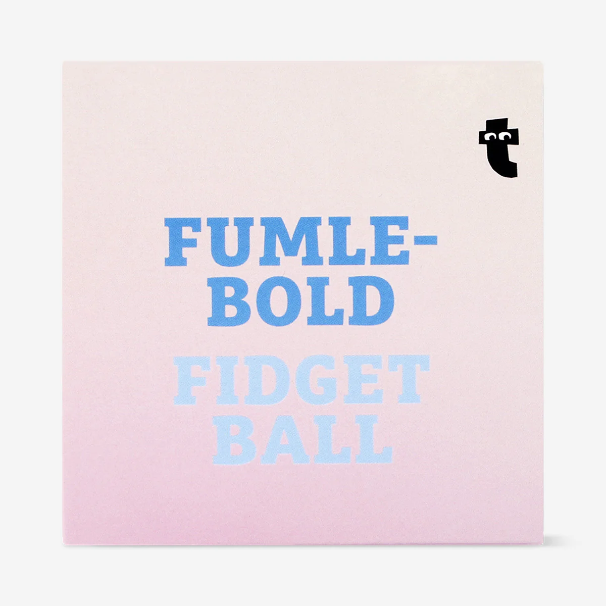 Fidget ball - Blue glitter - Image 3