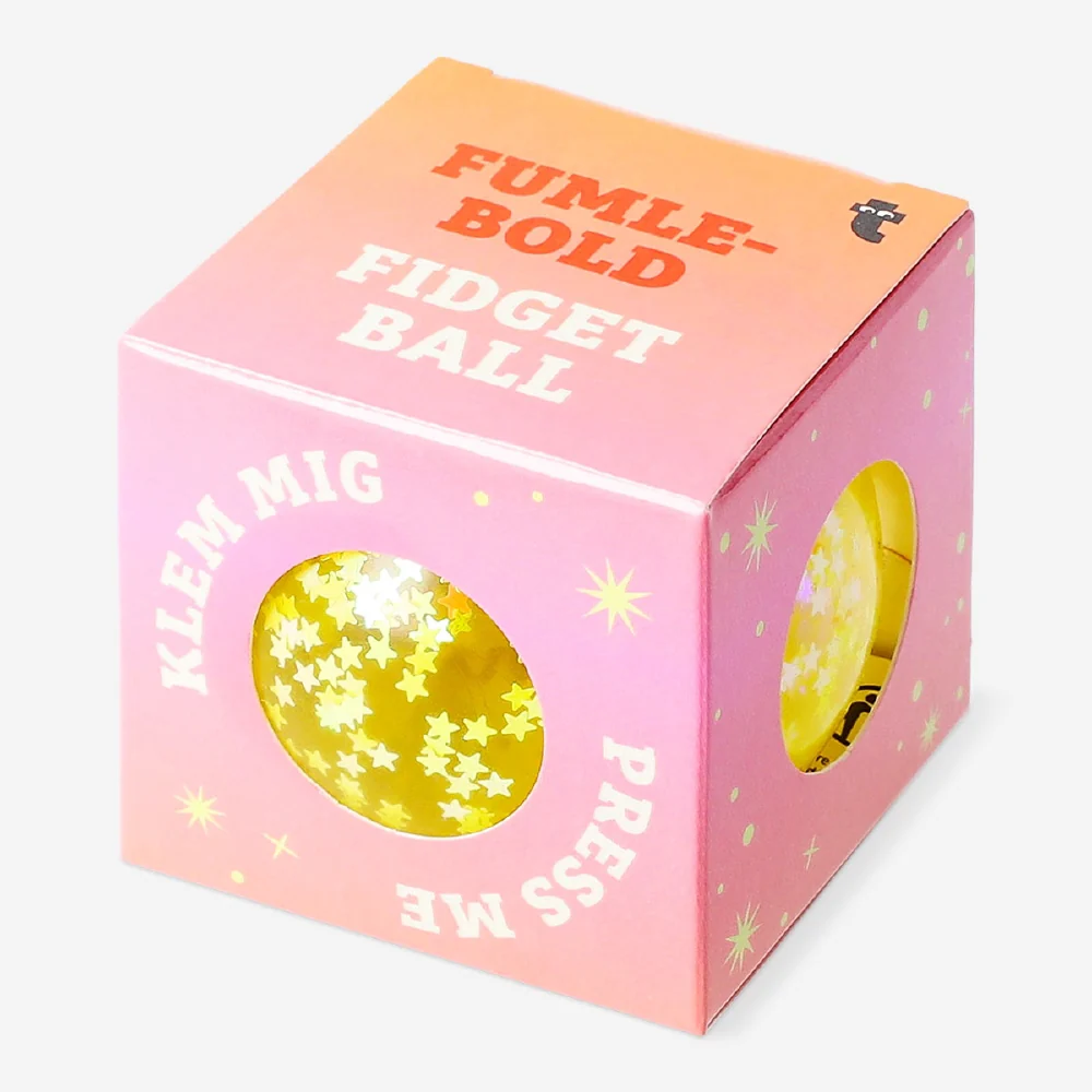 Fidget ball - Gold stars - Image 3