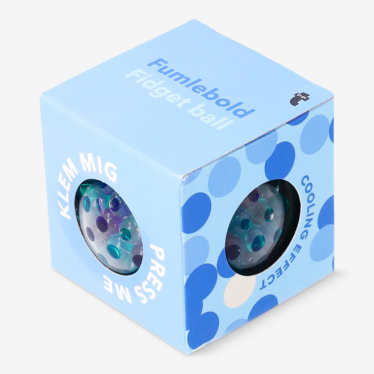 Fidget ball with cooling effect - Blue - Image 2