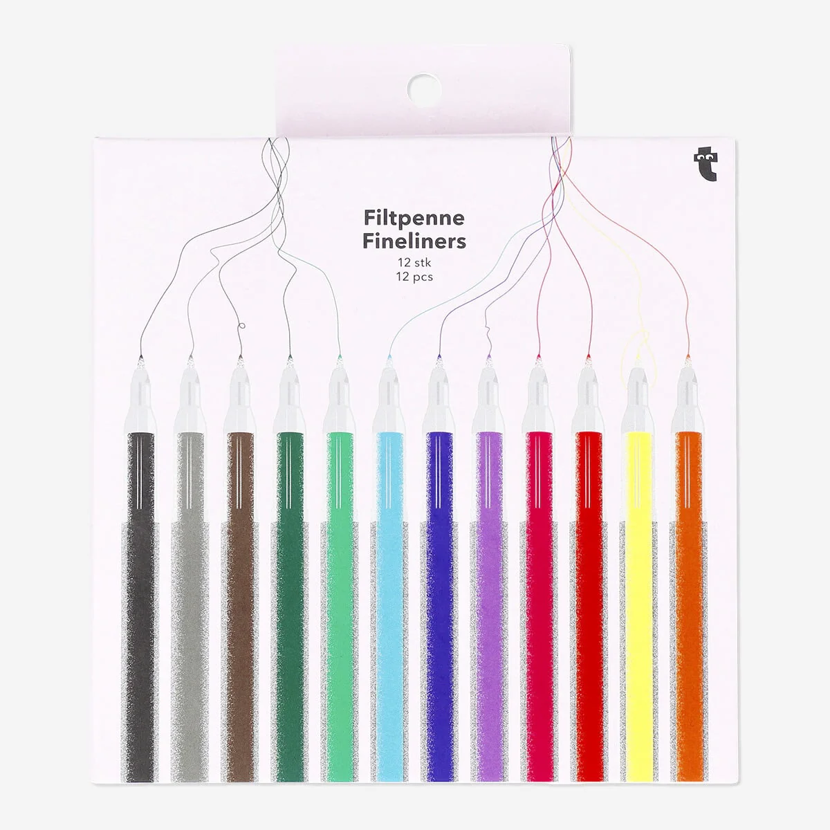 Fineliners. 12 pcs