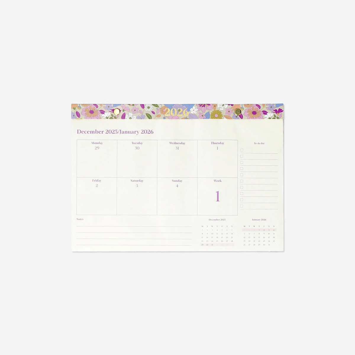 CL 2026 weekly notepad