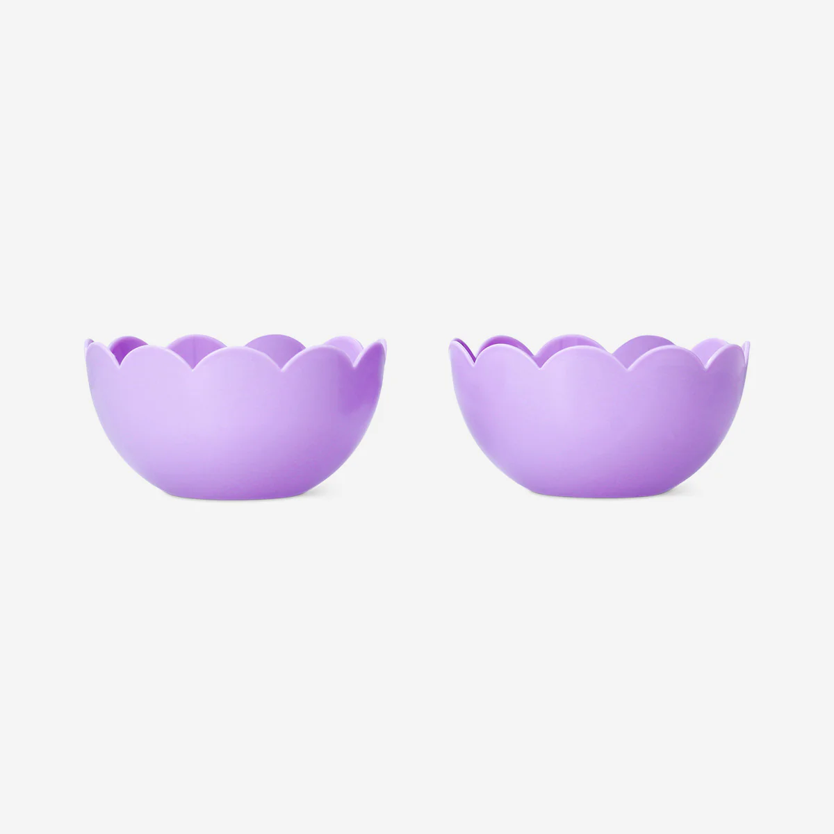 Purple flower bowls - 2 pcs - Image 2