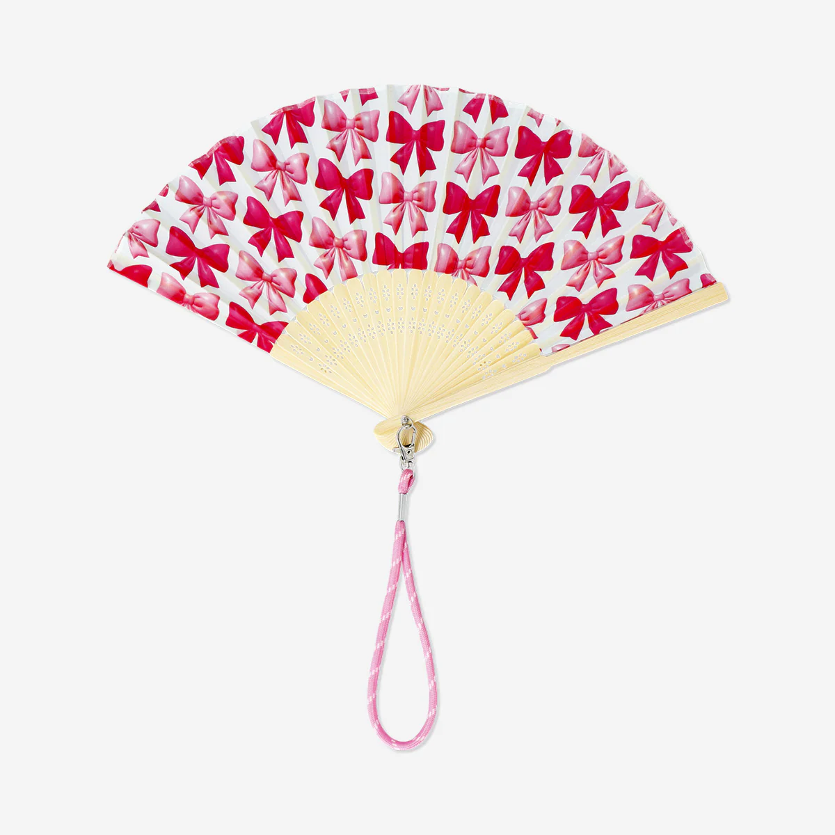 Foldable bow bamboo fan