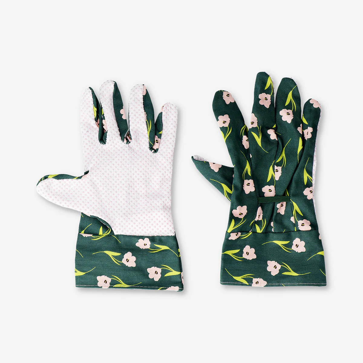 Garden gloves with flower print - One size - Image 2