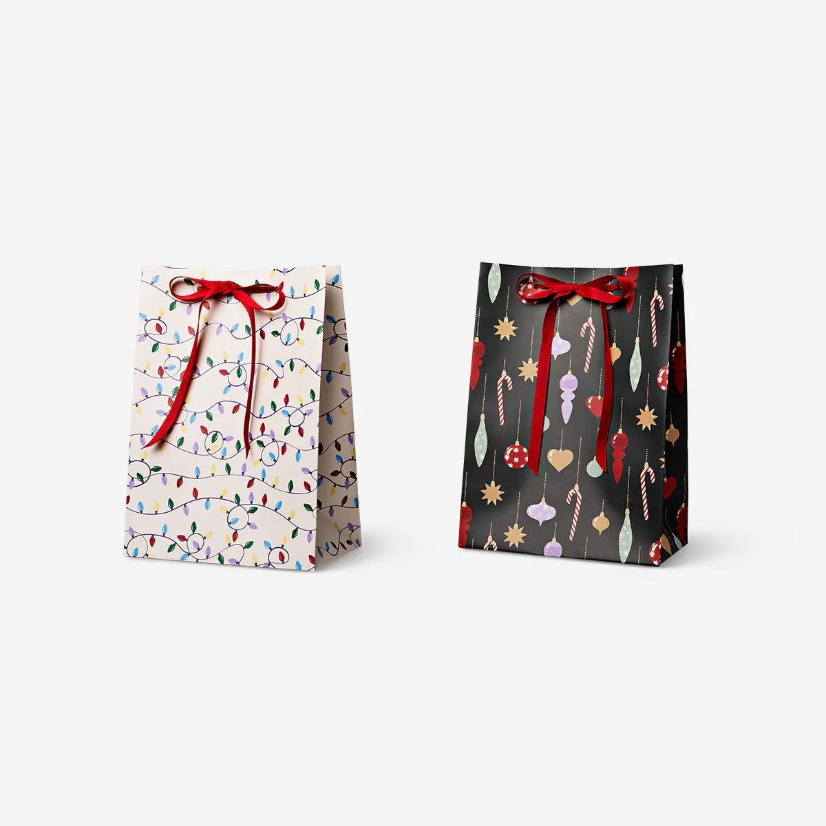 Gift bags with Christmas designs - 2 pcs - Image 2